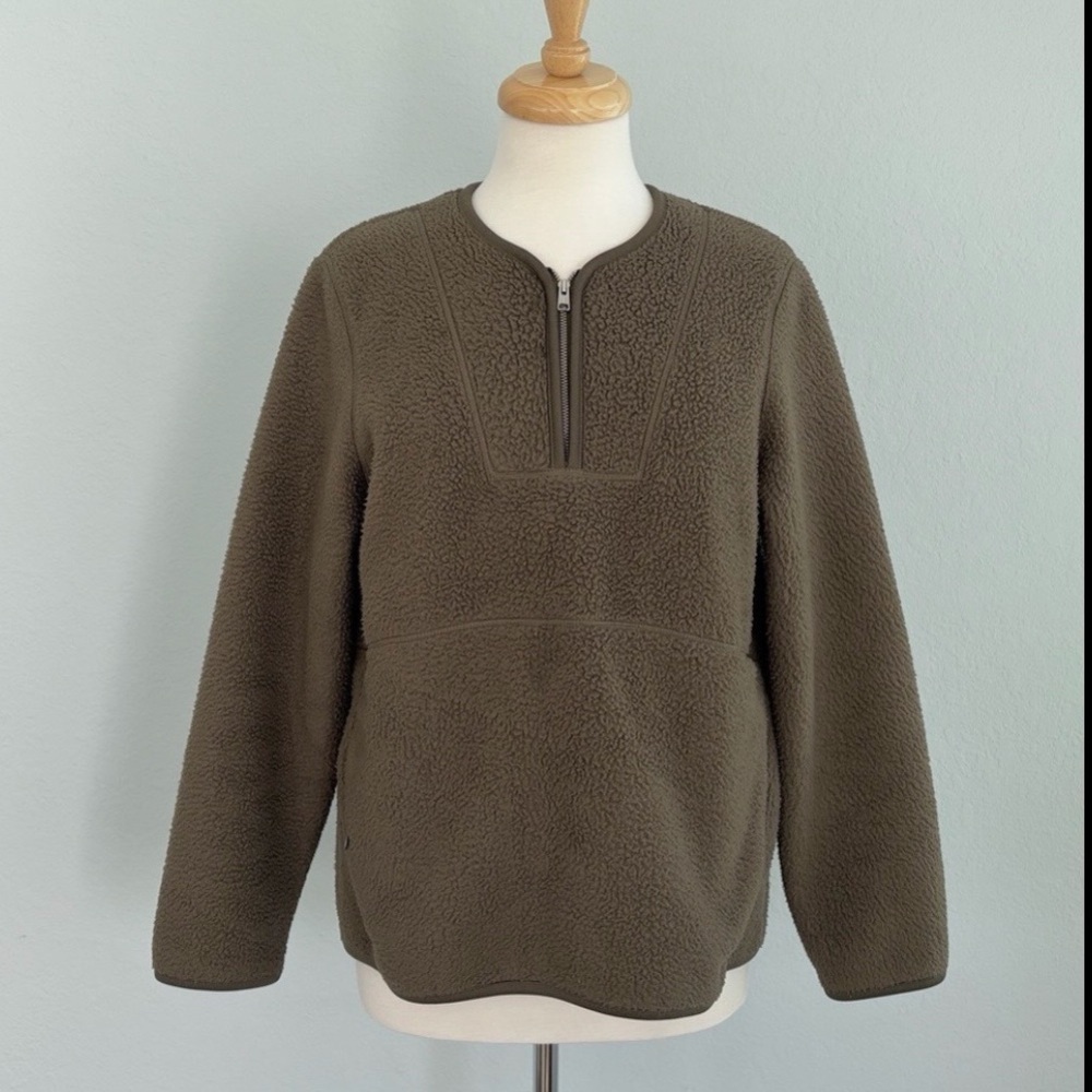 COS Half-zip Fleece Pullover - Picture 5 of 15